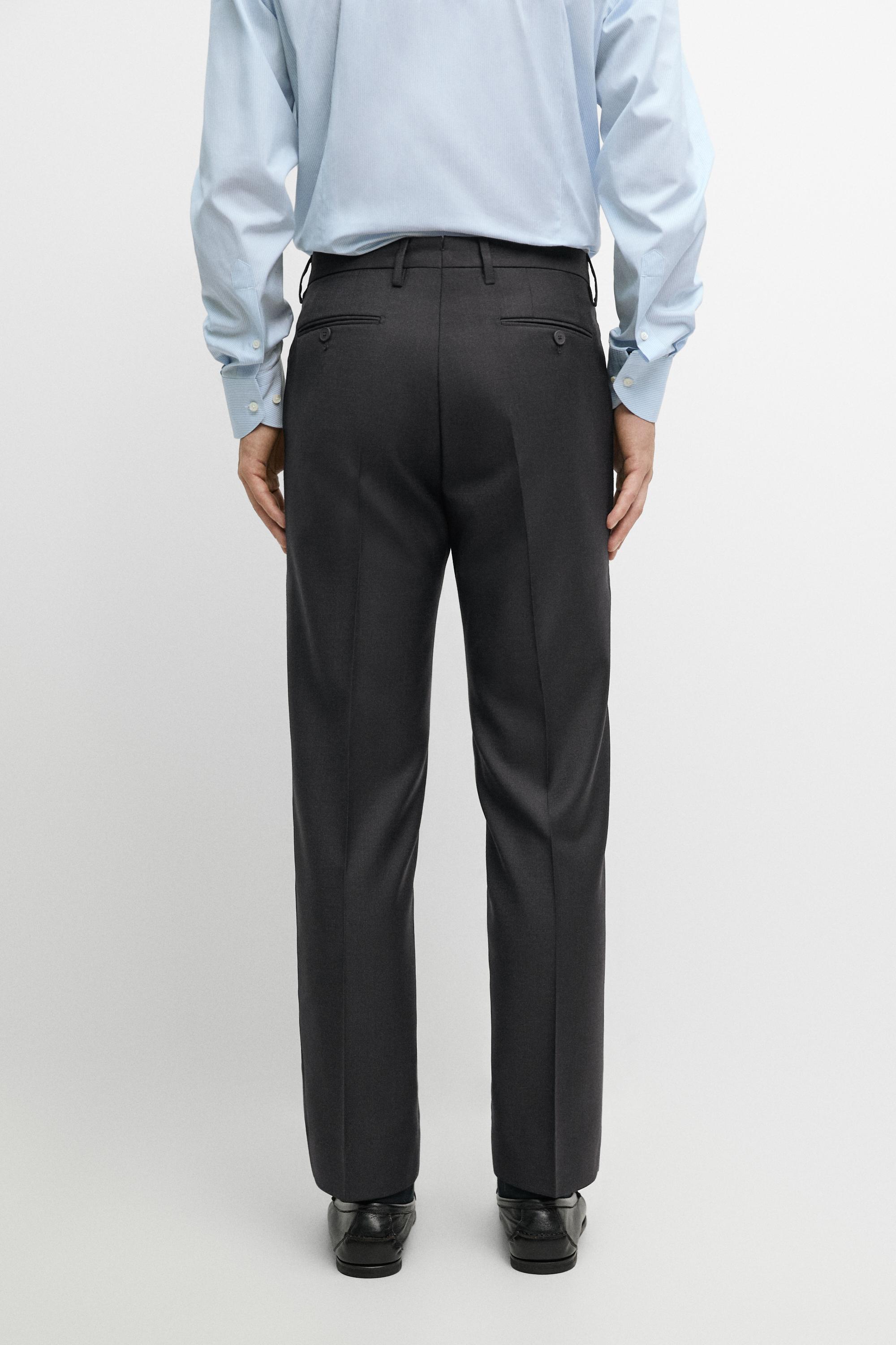 100% wool suit pants